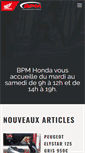 Mobile Screenshot of bpm-honda.fr